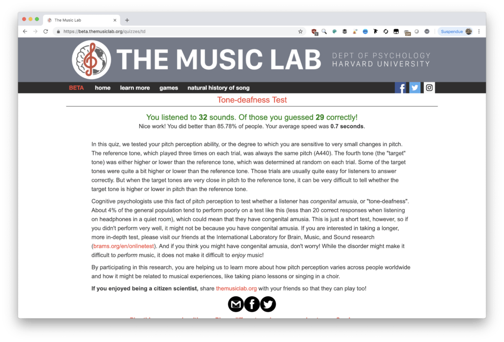 Music Lab // Source : Capture d'écran par Numerama