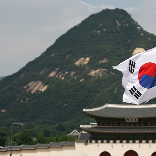 Un drapeau de la Corée du Sud // Source : Republic of Korea, via Flickr