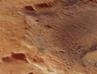 Le cratère Danielson sur Mars. // Source : ESA/DLR/FU Berlin