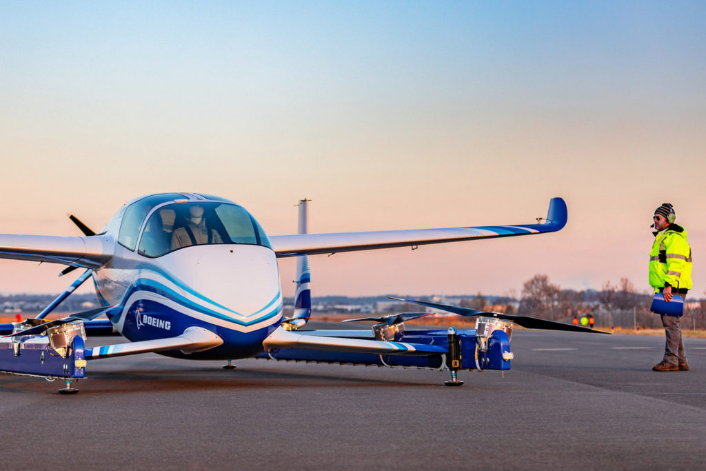 Le taxi volant de Boeing // Source : Boeing Le taxi volant de Boeing // Source : Boeing