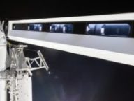 Le cargo Dragon qui sera testé lors du vol d'essai. // Source : SpaceX