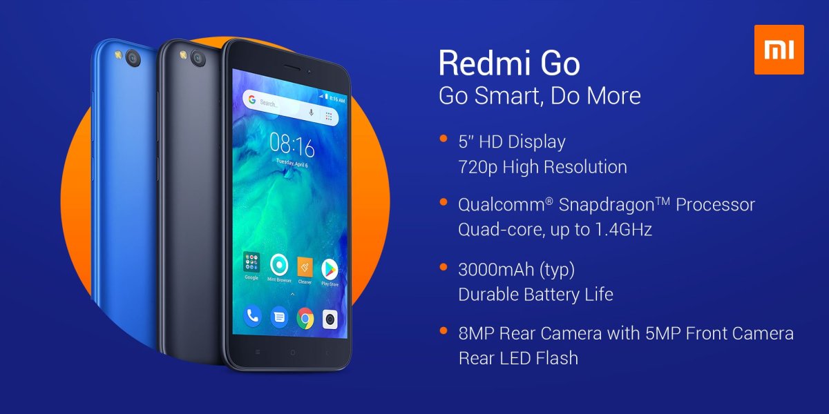 Xiaomi Redmi Go // Source : Xiaomi