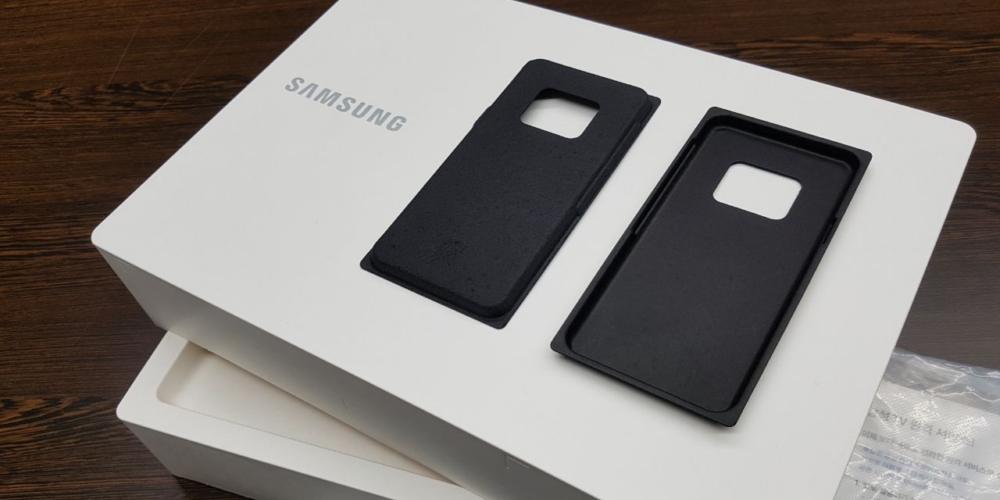 Packaging Samsung éco // Source : Samsung Packaging Samsung éco // Source : Samsung