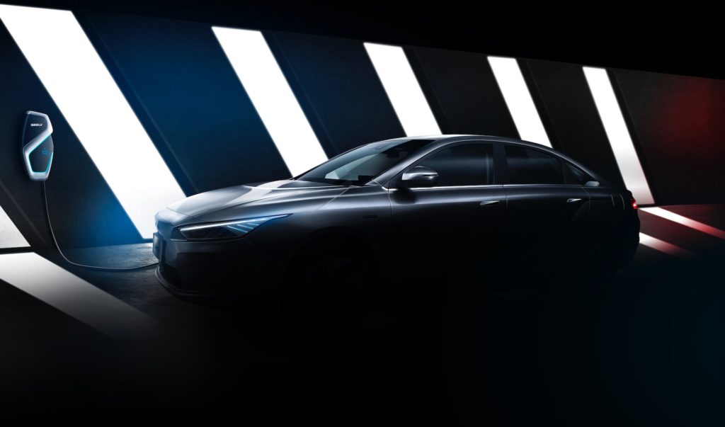 Berline électrique Geely Auto // Source : Geely Auto Berline électrique Geely Auto // Source : Geely Auto