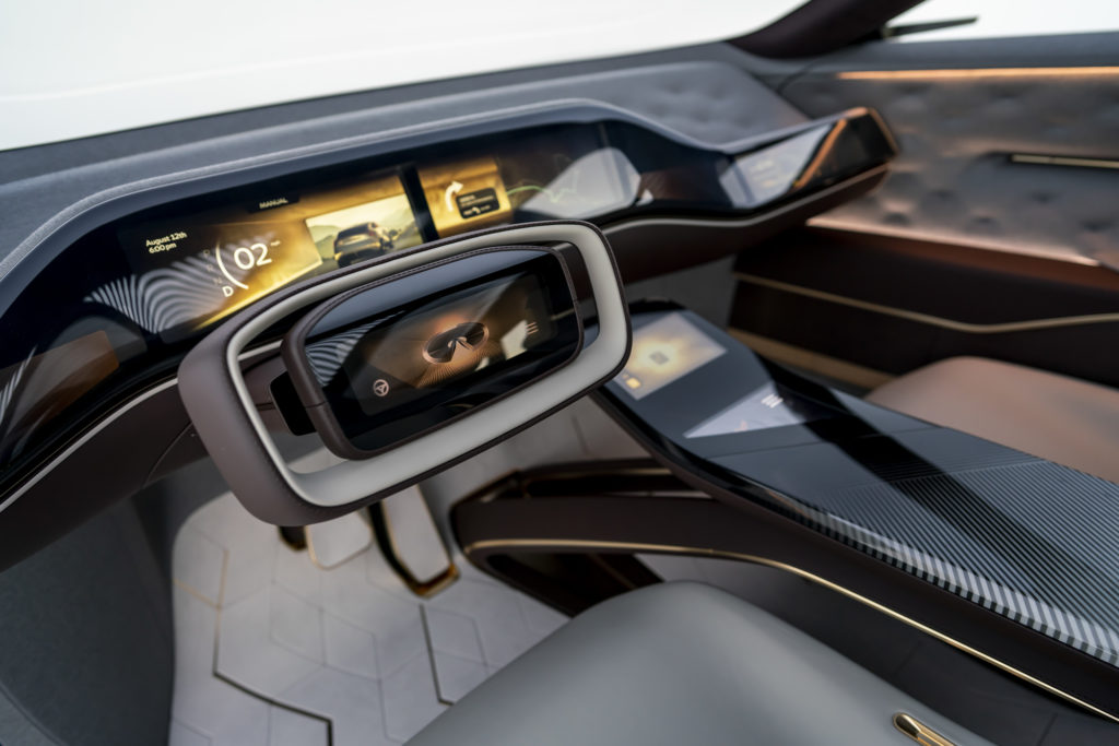 Volant du Infiniti QX Inspiration // Source : Infiniti Volant du Infiniti QX Inspiration // Source : Infiniti