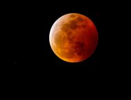 L'éclipse lunaire totale du 21 janvier 2019. // Source : Flickr/CC/Diana Robinson (photo recadrée)