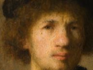 Un autoportrait de Rembrandt en 1630. // Source : Wikimedia/Domaine public (photo recadrée)