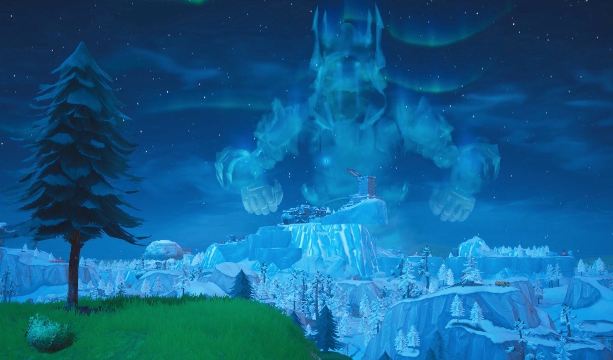 Fortnite une tempête de glace spectaculaire a recouvert toute la