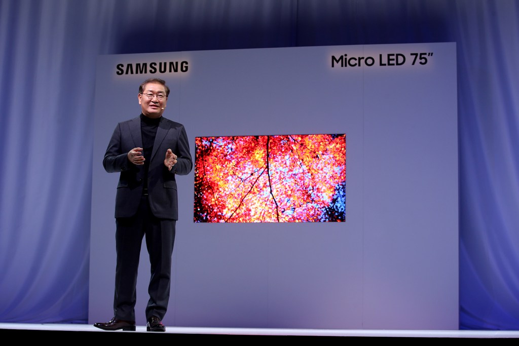 Samsung Micro LED 75 pouces // Source : Samsung