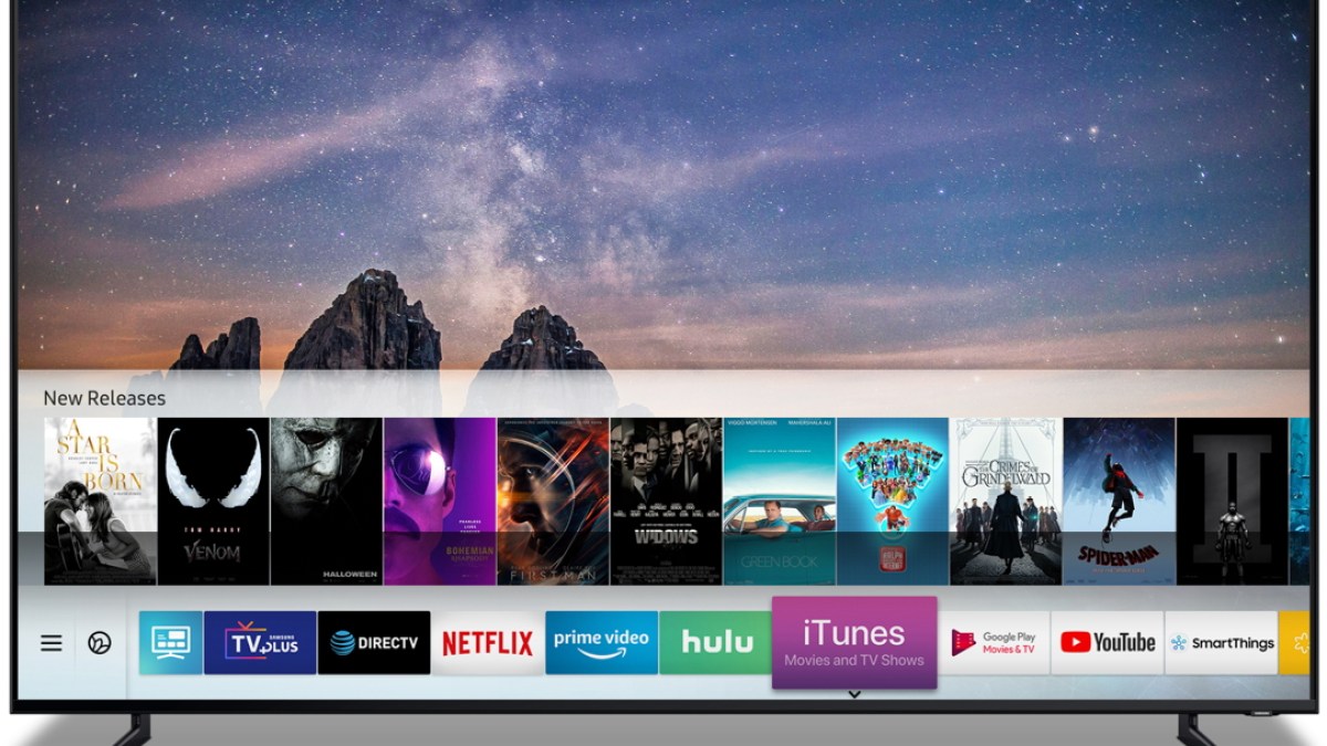 Samsung TV x iTunes // Source : Samsung