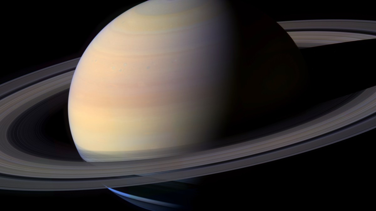 Saturne. // Source : Wikimedia/CC/Mattias Malmer, Image Data: Cassini Imaging Team (NASA)