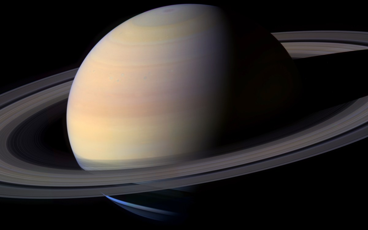 Saturne. // Source : Wikimedia/CC/Mattias Malmer, Image Data: Cassini Imaging Team (NASA)