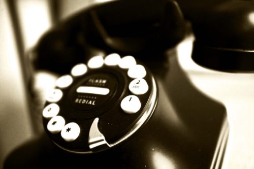 Un téléphone vintage. // Source : Craig Allen