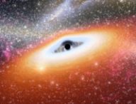 Une représentation d'un trou noir. // Source : NASA/JPL-Caltech (photo recadrée)