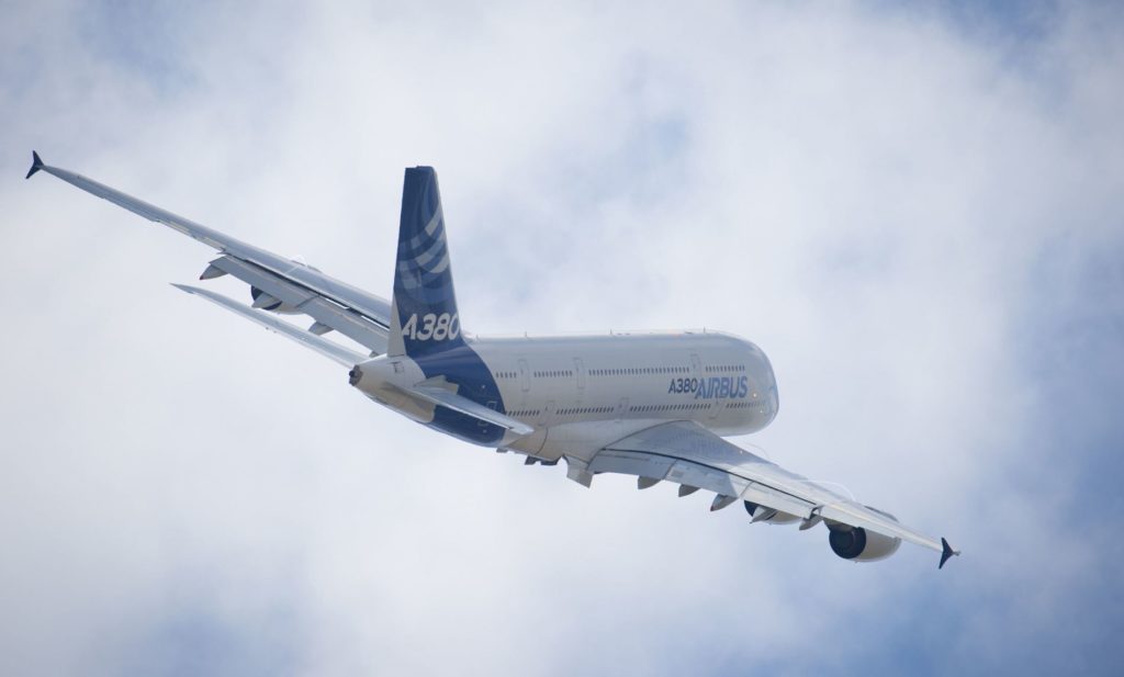 L'Airbus A380 s'envole vers d'autres cieux. // Source : Airbus