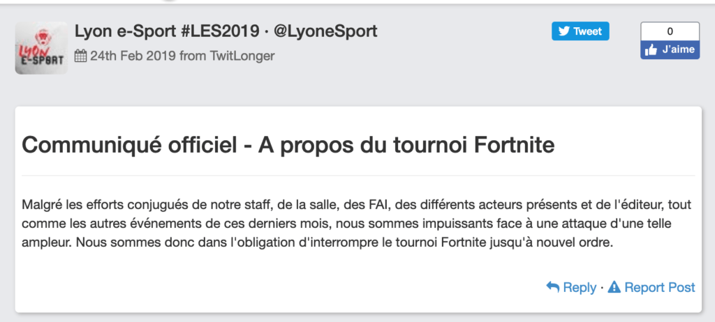 Twitter/LyonESport