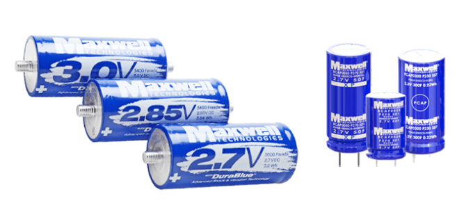 Batteries Maxwell // Source : Maxwell Batteries Maxwell // Source : Maxwell