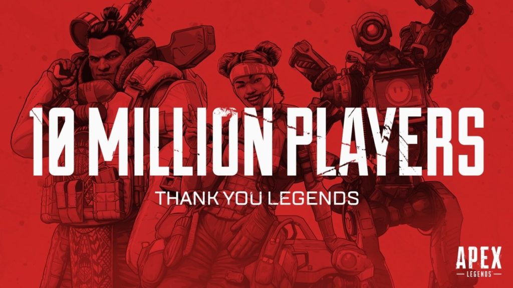 Apex Legends (10 millions de joueurs) // Source : Respawn Entertainment Apex Legends (10 millions de joueurs) // Source : Respawn Entertainment