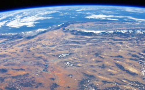Les États-Unis vus de l'espace. // Source : Wikimedia/CC/NASA Earth Observatory (photo recadrée)