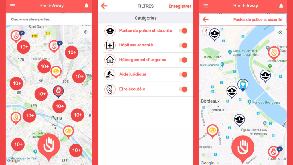 La nouvelle interface imaginée pour HandsAway. // Source : HandsAway La nouvelle interface imaginée pour HandsAway. // Source : HandsAway