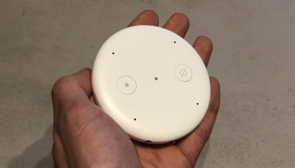 Amazon Echo Input // Source : Maxime Claudel pour Numerama Amazon Echo Input // Source : Maxime Claudel pour Numerama