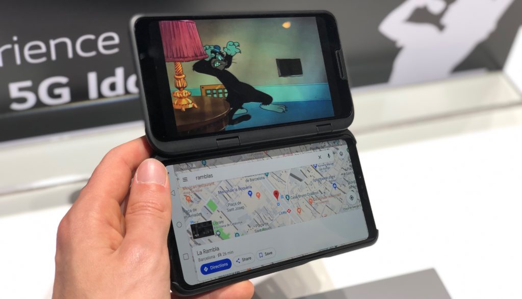 LG V50 ThinQ + Dual Screen // Source : Numerama LG V50 ThinQ + Dual Screen // Source : Numerama