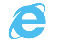 Logo Internet Explorer sur Fond Blanc // Source : Numerama