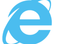 Logo Internet Explorer sur Fond Blanc // Source : Numerama