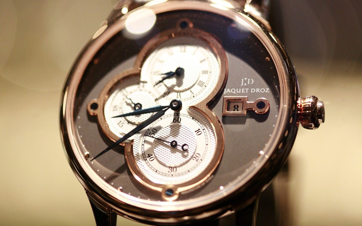 Une montre Jaquet Droz. // Source : Rama