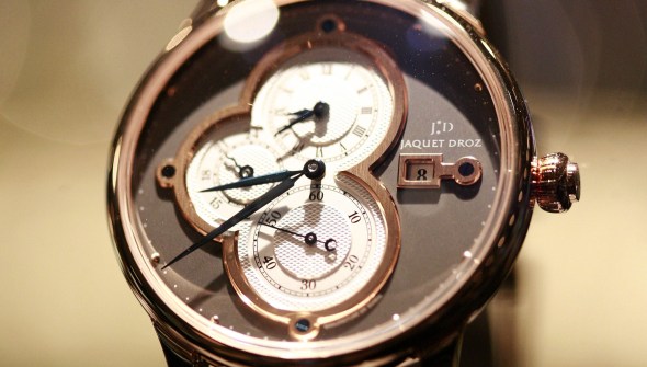 Une montre Jaquet Droz. // Source : Rama