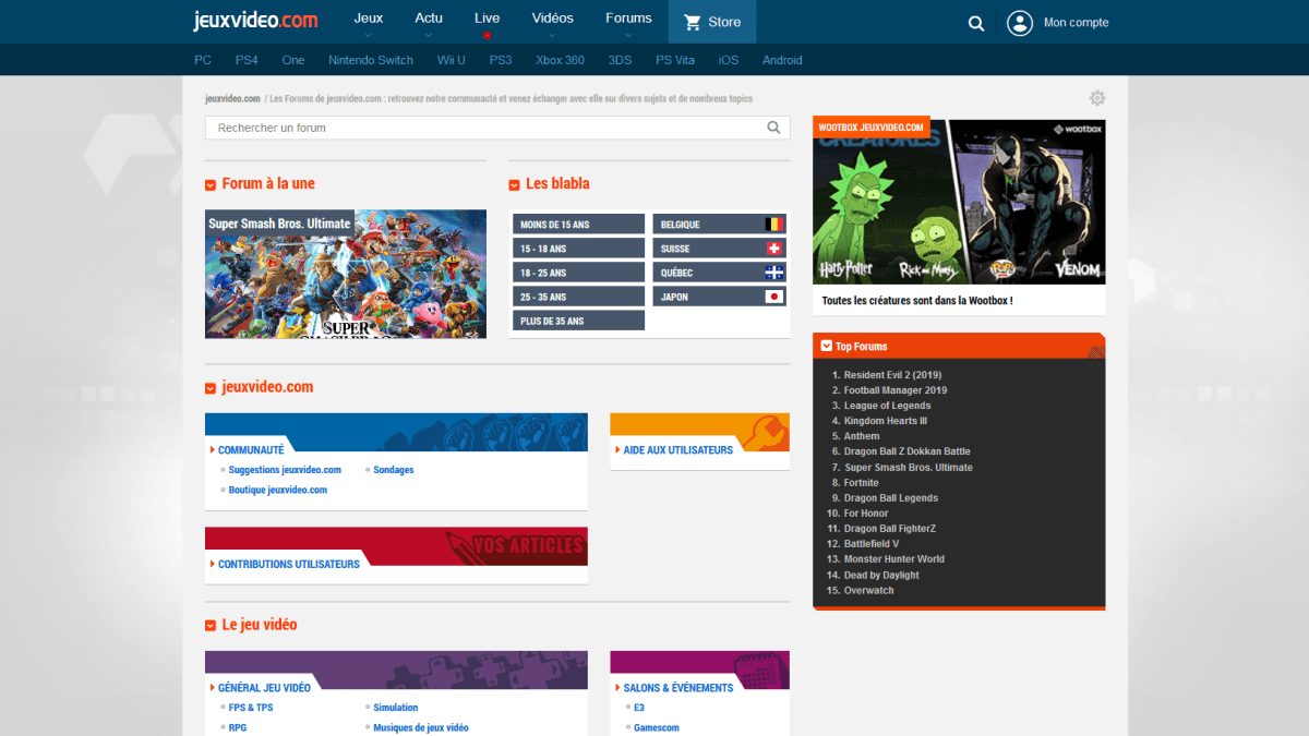 Le forum de JeuxVideo.com.