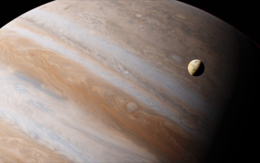 Une lune de Jupiter. // Source : Pixabay (photo recadrée)