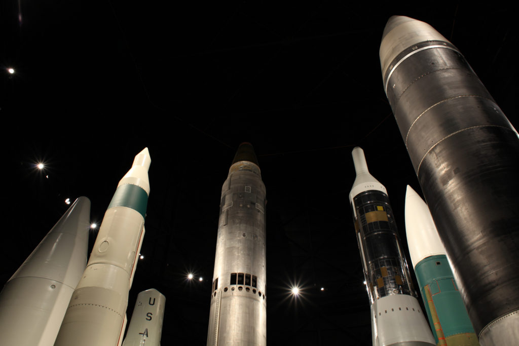 Des missiles nucléaires. // Source : Flickr/CC/Kelly Michals
