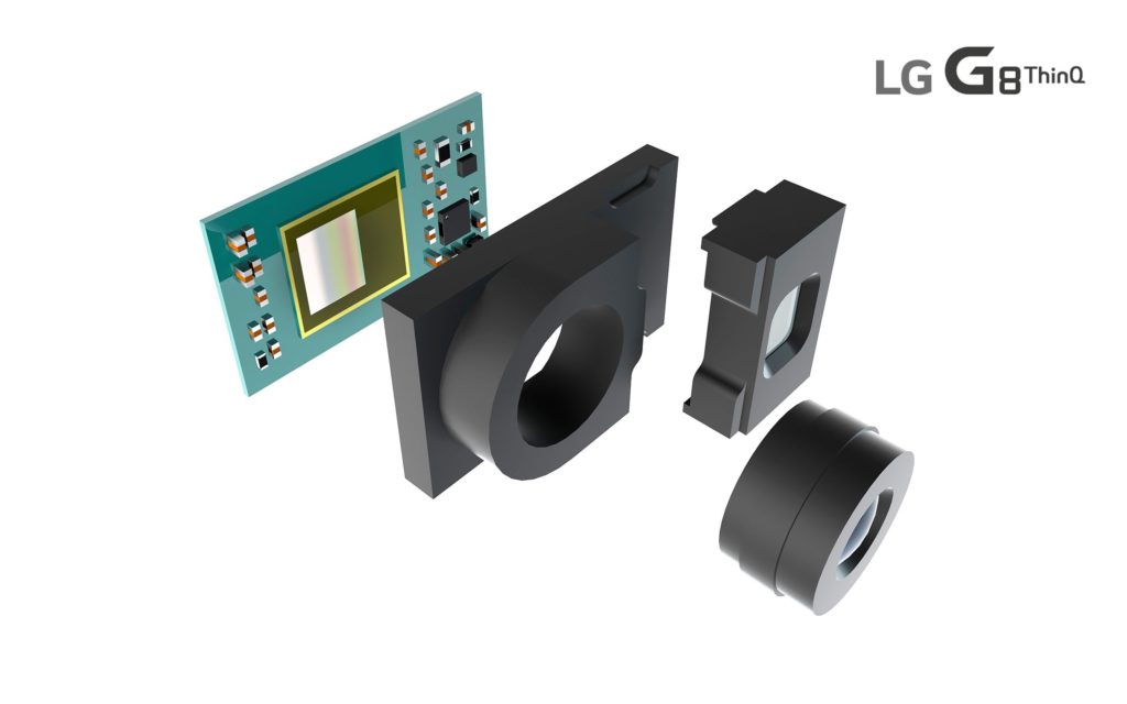 Le capteur ToF REAL3 du LG G8 ThinQ // Source : LG