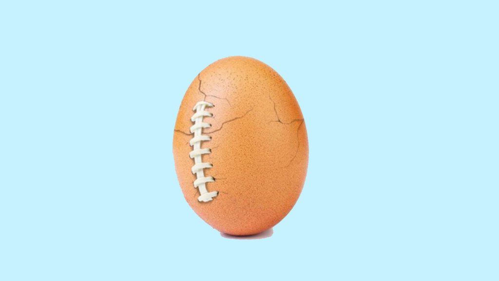 Cet œuf est plus célèbre que Kylie Jenner sur Instagram. // Source : Capture d'écran Instagram / world_egg_record