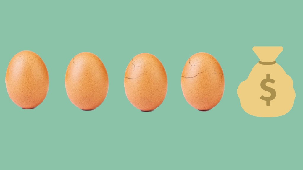 Des œufs peuvent rapporter gros sur Instagram // Source : Montage Numerama / world_record_egg