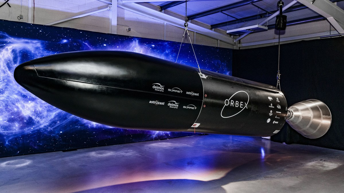Prototype de la fusée Prime, que proposera Orbex. // Source : Orbex