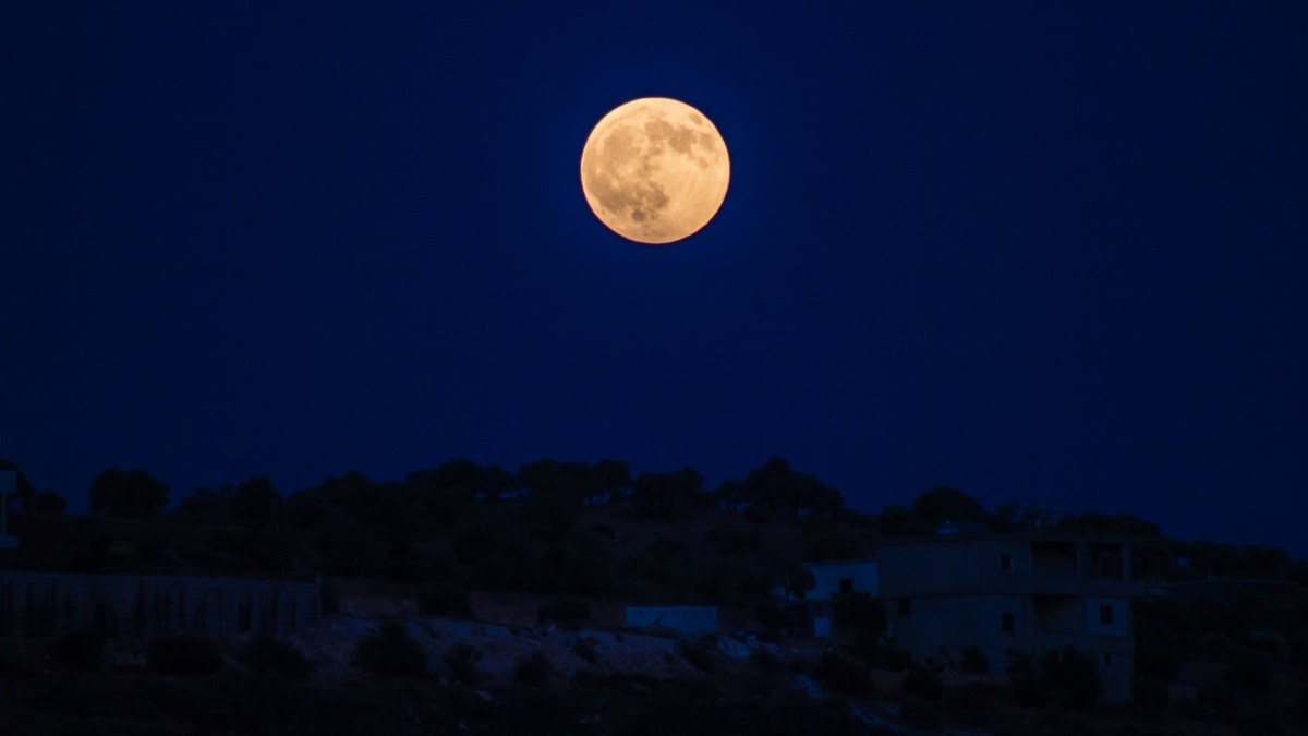 La pleine lune. // Source : Pexels (photo recadrée)