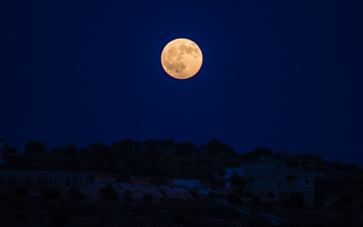 La pleine lune. // Source : Pexels (photo recadrée)