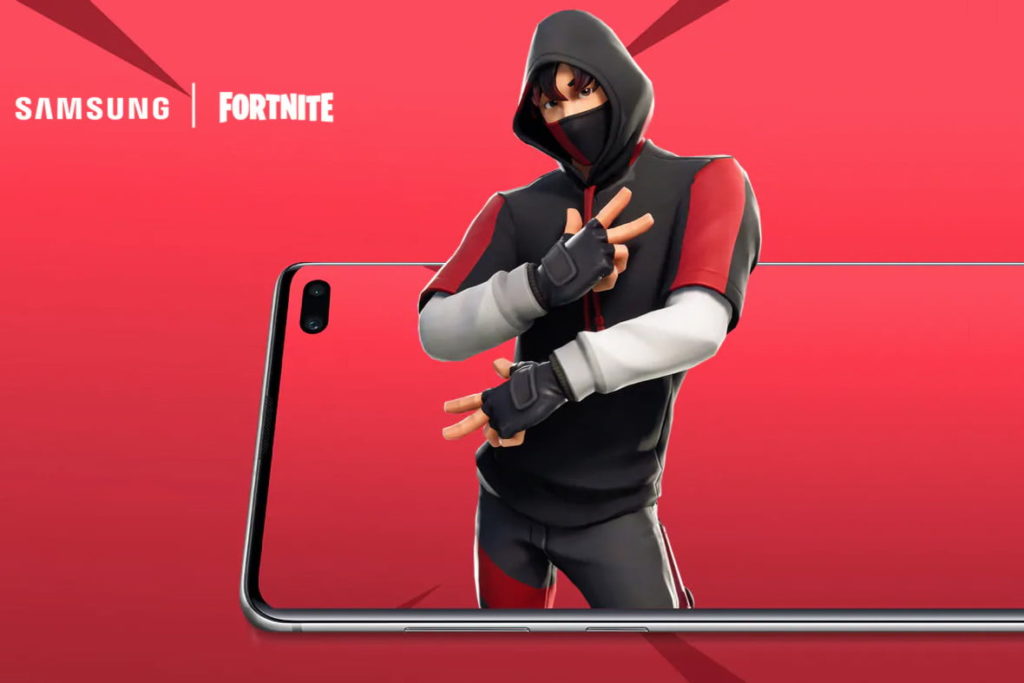 Skin Fortnite x Galaxy S10 Plus // Source : Samsung Skin Fortnite x Galaxy S10 Plus // Source : Samsung