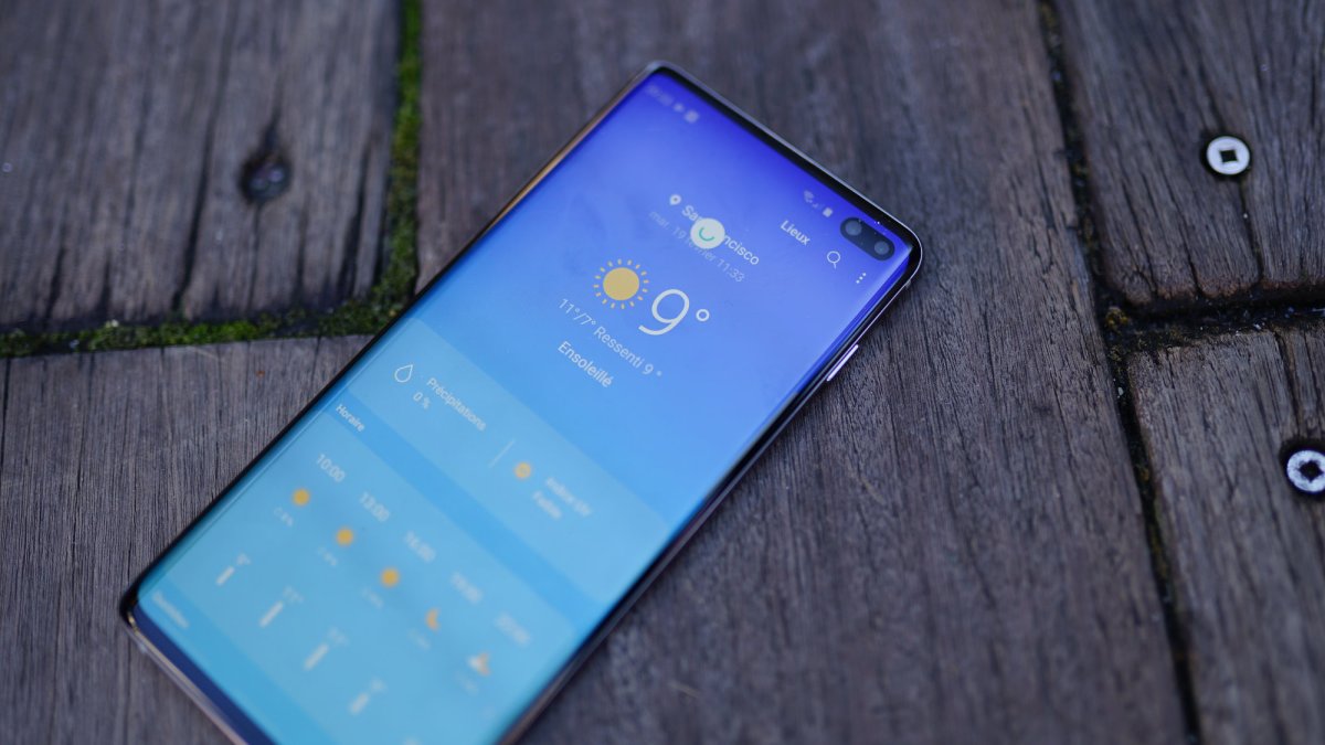 Le Samsung Galaxy S10 // Source : Ulrich Rozier pour Numerama