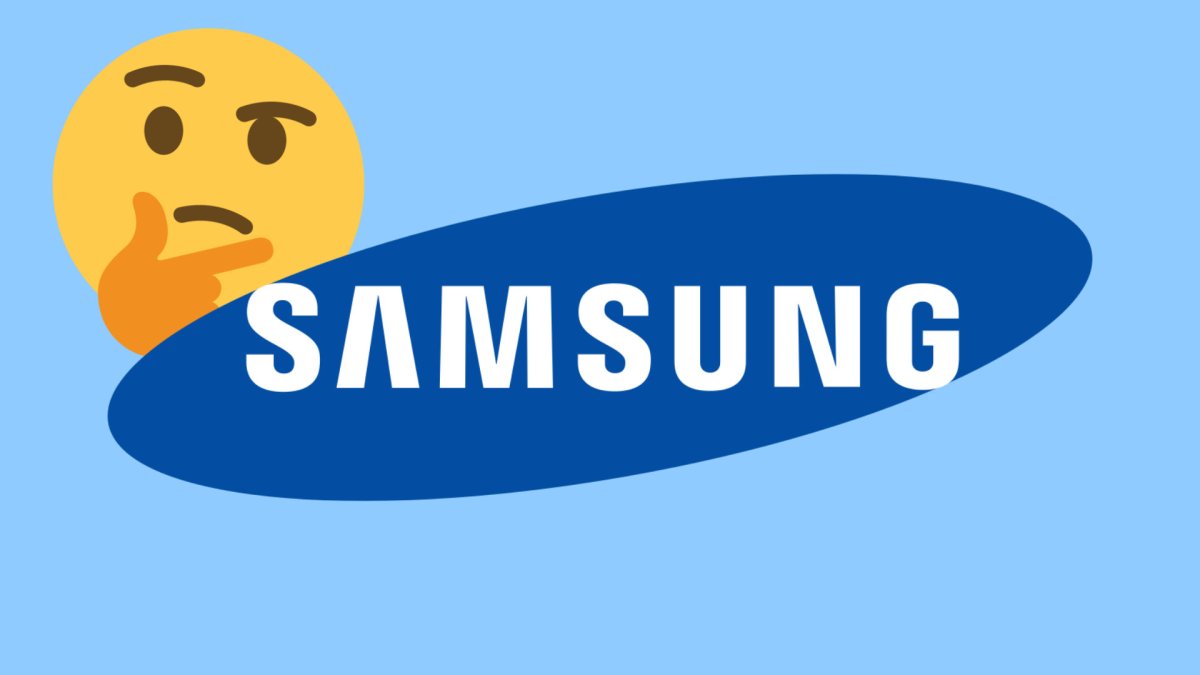 Le logo Samsung. // Source : Montage Numerama