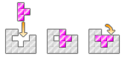 Un T-Spin // Source : The Art of Tetris