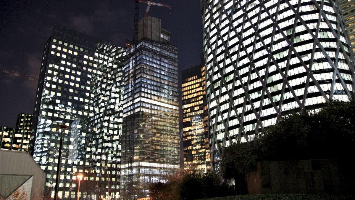 La tour Saint Gobain actuellement en construction à La Défense, à Paris // Source : Arthur Weidmann via Flickr