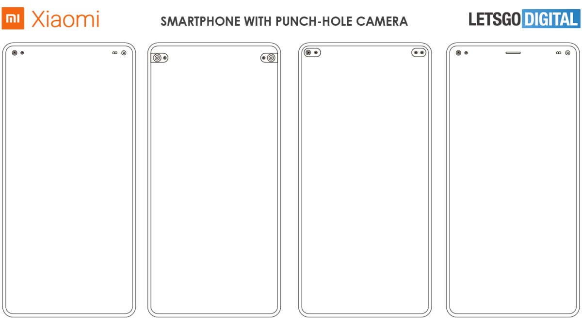 Les exemples de brevets déposés par Xiaomi, sélectionnés par LetsDoDigital // Source : letsgodigital