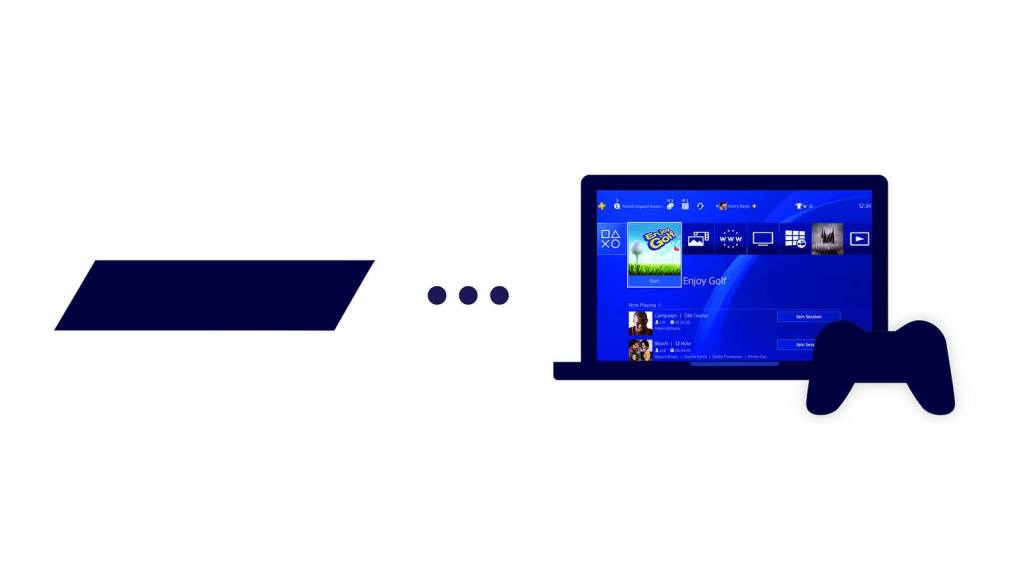 Remote Play PS4 sur iOS // Source : Sony