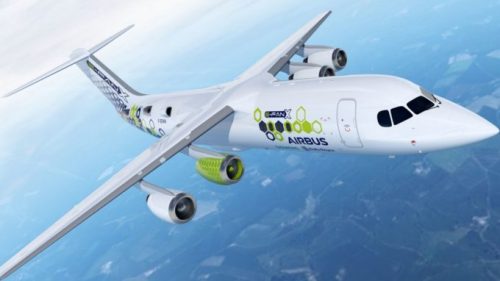 Le Airbus E-Fan X // Source : Airbus