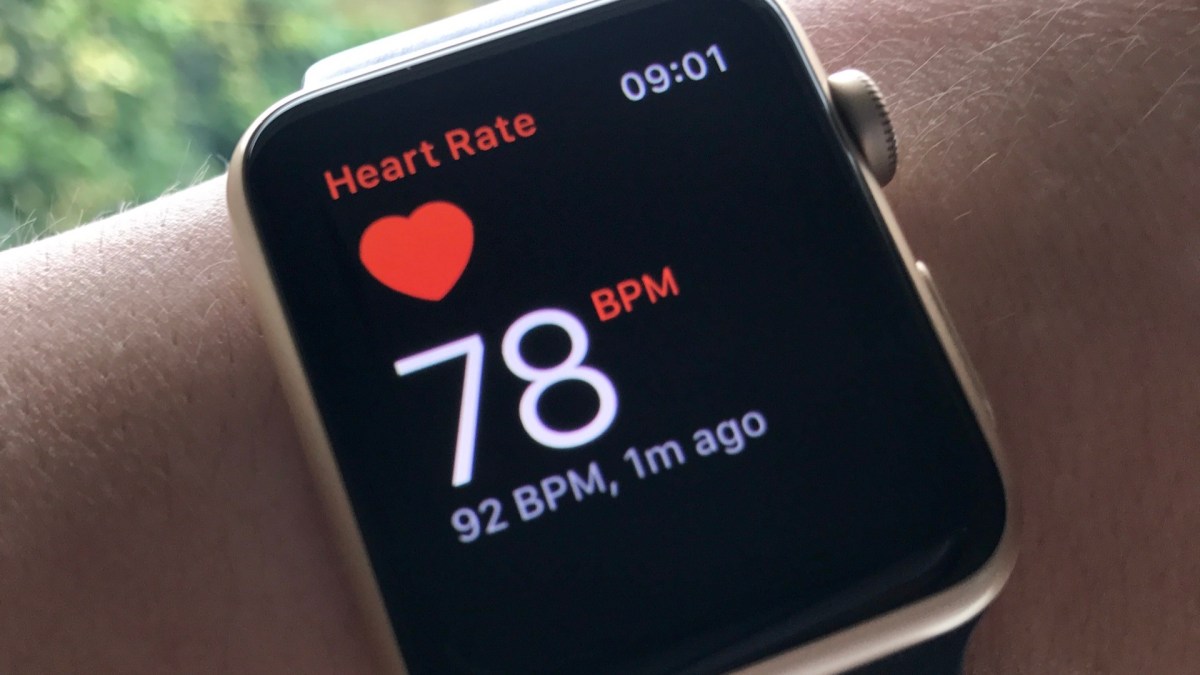 Le suivi de la fréquence cardiaque sur l'Apple Watch. // Source : Flickr/CC/Createhealth.com