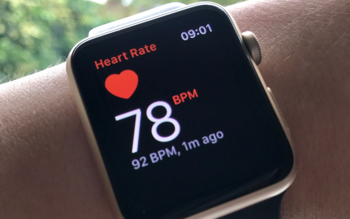 Le suivi de la fréquence cardiaque sur l'Apple Watch. // Source : Flickr/CC/Createhealth.com