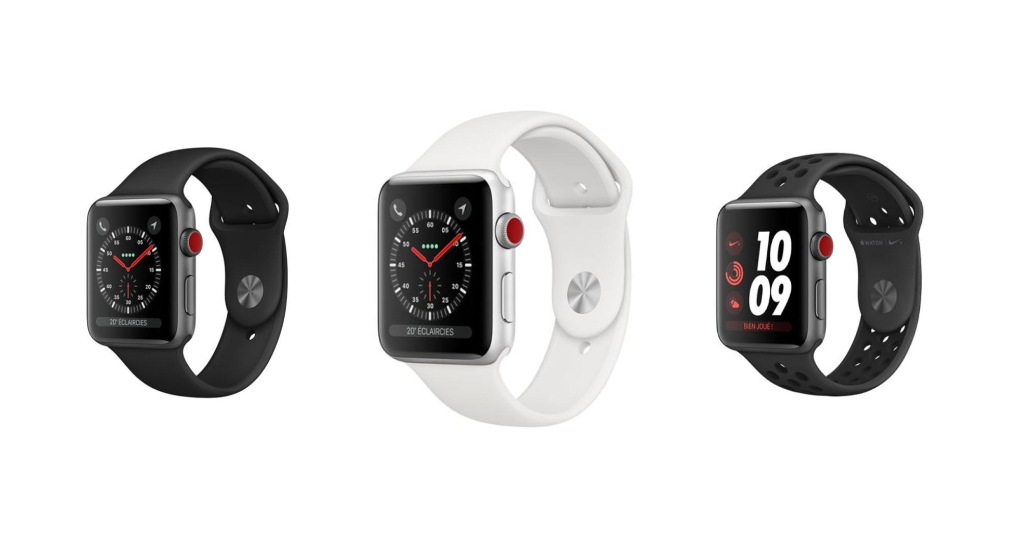 écran apple watch serie 3